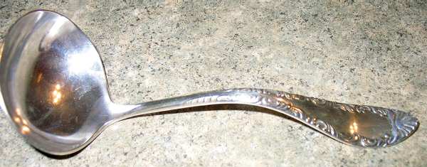 Rhinebeck-St Elmo (Silverplate, 1900) Solid Gravy Ladle