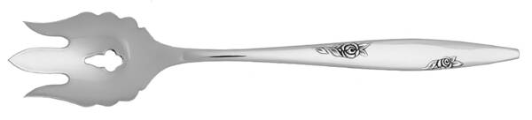 Rose Duet (Stainless) Vegetable Serving Fork Solid  HC