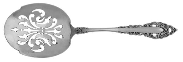 Royal Grandeur (Silverplate, 1975) Croquette Server with Silverplate Bowl HC