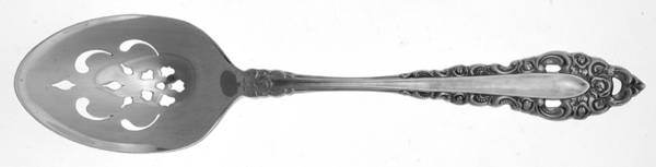 Royal Grandeur (Silverplate, 1975) Pierced Tablespoon (Serving Spoon)