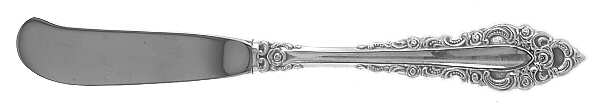 Royal Grandeur (Silverplate, 1975) Butter Spreader Hollow Hdl-Paddle/Stainless Blade
