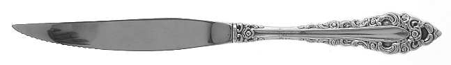 Royal Grandeur (Silverplate, 1975) Individual Steak Knife Hollow Handle