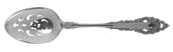 Royal Grandeur (Silverplate, 1975) Pierced Tablespoon (Serving Spoon)