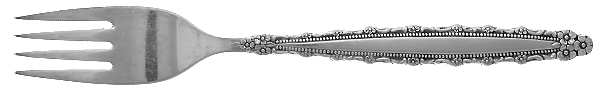 Royal Lace (Silverplate) Individual Salad Fork by Oneida Silver