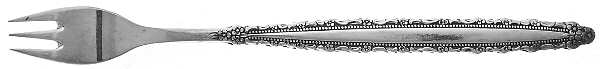 Royal Lace (Silverplate) Cocktail/Seafood Fork by Oneida Silver
