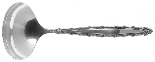 Royal Lace (Silverplate) Solid Gravy Ladle by Oneida Silver