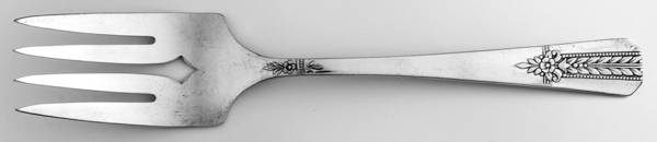 Romford (Silverplate, 1939) Medium Solid Cold Meat Serving Fork