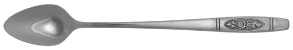 Rose Pendant (Stainless) Iced Tea Spoon