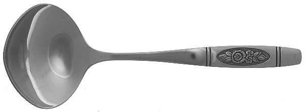 Rose Pendant (Stainless) Solid Gravy Ladle