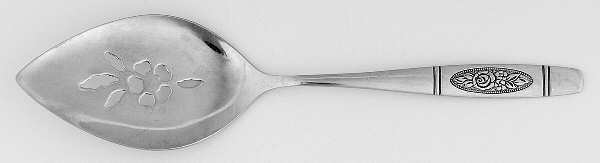 Rose Pendant (Stainless) Pierced All Stainless Pie Server