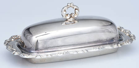 Royal Provincial (Silverplate, Hollowware) 1/4lb Covered Butter with Liner