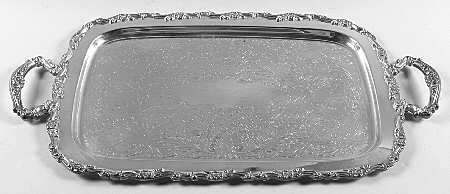 Royal Provincial (Silverplate, Hollowware) Medium Silverplate Waiter Tray