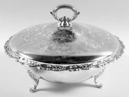 Royal Provincial (Silverplate, Hollowware) Silverplate Round Covered Casserole