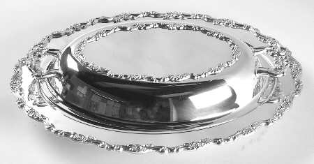 Royal Provincial (Silverplate, Hollowware) Double Vegetable Bowl