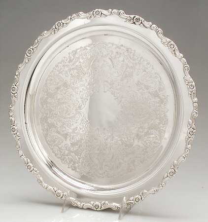 Royal Provincial (Silverplate, Hollowware) 12" Round Tray