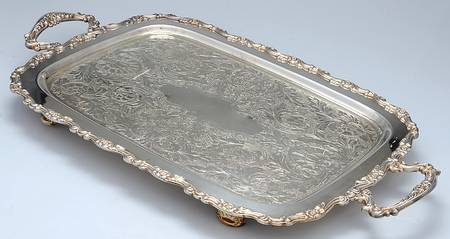 Royal Provincial (Silverplate, Hollowware) Large Silverplate Waiter Tray