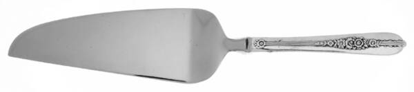 Royal Rose (Silverplate, 1939) Pie and Cake Server with Stainless Blade HC