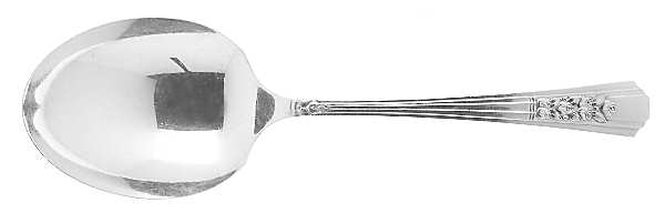Rosalie (Silverplate, 1938) Solid Smooth Casserole Spoon