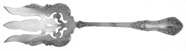 Rosemary (Silverplate, 1906) Solid Salad Serving Fork