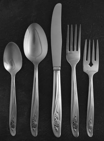 Roseanne (Stainless) 5 Piece Place Setting