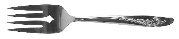 Roseanne (Stainless) Medium Solid Cold Meat Serving Fork