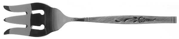 Rosewood (Stainless) Medium Solid Cold Meat Serving Fork