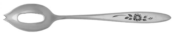 Rose Shadow (Stainless) Olive Spoon Short with Pierced Bowl HC