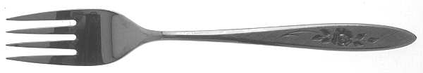 Rose Shadow (Stainless) Individual Salad Fork