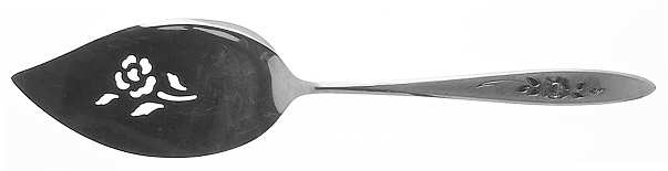 Rose Shadow (Stainless) Pierced All Stainless Pie Server