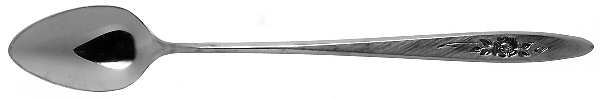 Rose Shadow (Stainless) Iced Tea Spoon
