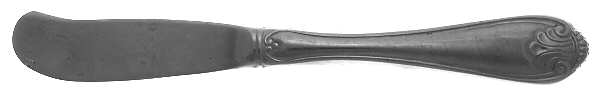Royal Shell (Stainless) Solid Handle Paddle Butter Spreader