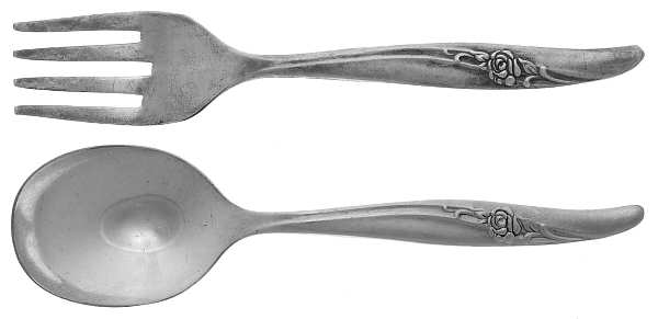 Rose Song (Silverplate, 1964) 2 Pc Baby Set (BF, BS)