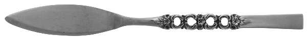 Rose Wisp (Stainless) Flat Handle Master Butter Knife