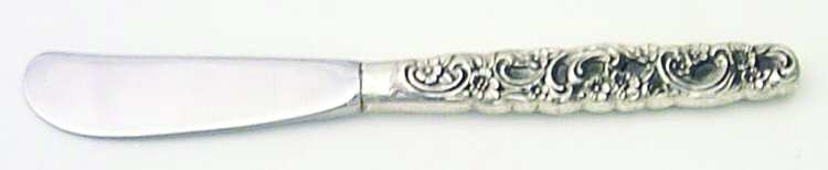 Rubaiyat (Sterling, 1969) Butter Spreader Hollow Hdl-Paddle/Stainless Blade