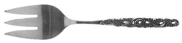 Rubaiyat (Sterling, 1969) Medium Solid Cold Meat Serving Fork