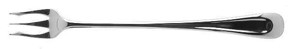 Sand Dune (Stainless, Glossy, Wide Indent Center) Cocktail/Seafood Fork