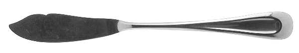 Sand Dune (Stainless, Glossy, Wide Indent Center) Flat Handle Master Butter Knife