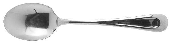 Sand Dune (Stainless, Glossy, Wide Indent Center) Sugar Spoon