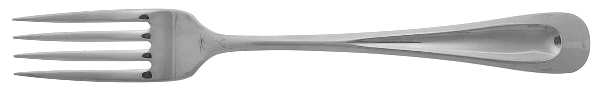 Sand Dune (Stainless, Glossy, Wide Indent Center) Dessert Fork