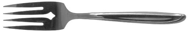Sand Dune (Stainless, Groove Down Side) Individual Salad Fork
