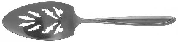 Sand Dune (Stainless, Groove Down Side) Pierced All Stainless Pie Server