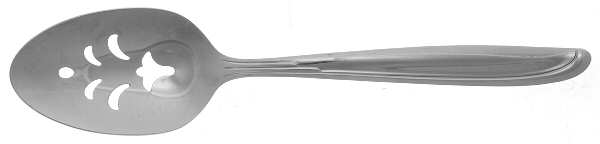 Sand Dune (Stainless, Groove Down Side) Pierced Tablespoon (Serving Spoon)