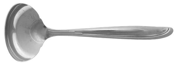 Sand Dune (Stainless, Groove Down Side) Solid Gravy Ladle