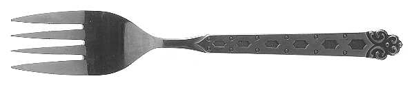 San Francisco (Stainless) Medium Solid Cold Meat Serving Fork