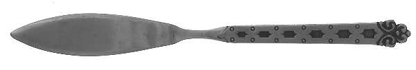 San Francisco (Stainless) Flat Handle Master Butter Knife