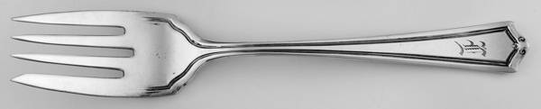 Salem (Silverplate, 1915) Monogram Individual Salad Fork