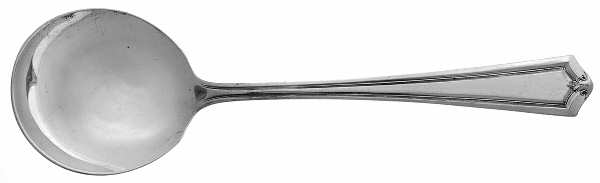 Salem (Silverplate, 1915) Round Bowl Soup Spoon (Bouillon)
