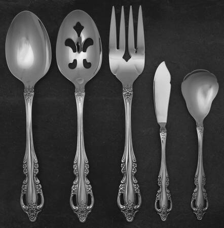 Samantha (Stainless) 5 Piece Hostess Set