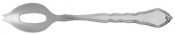 Satinique (Stainless, Community, Newer) Olive Spoon Short with Pierced Bowl HC