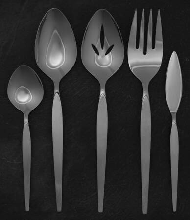 Satinique (Stainless, Older) 5 Piece Hostess Set